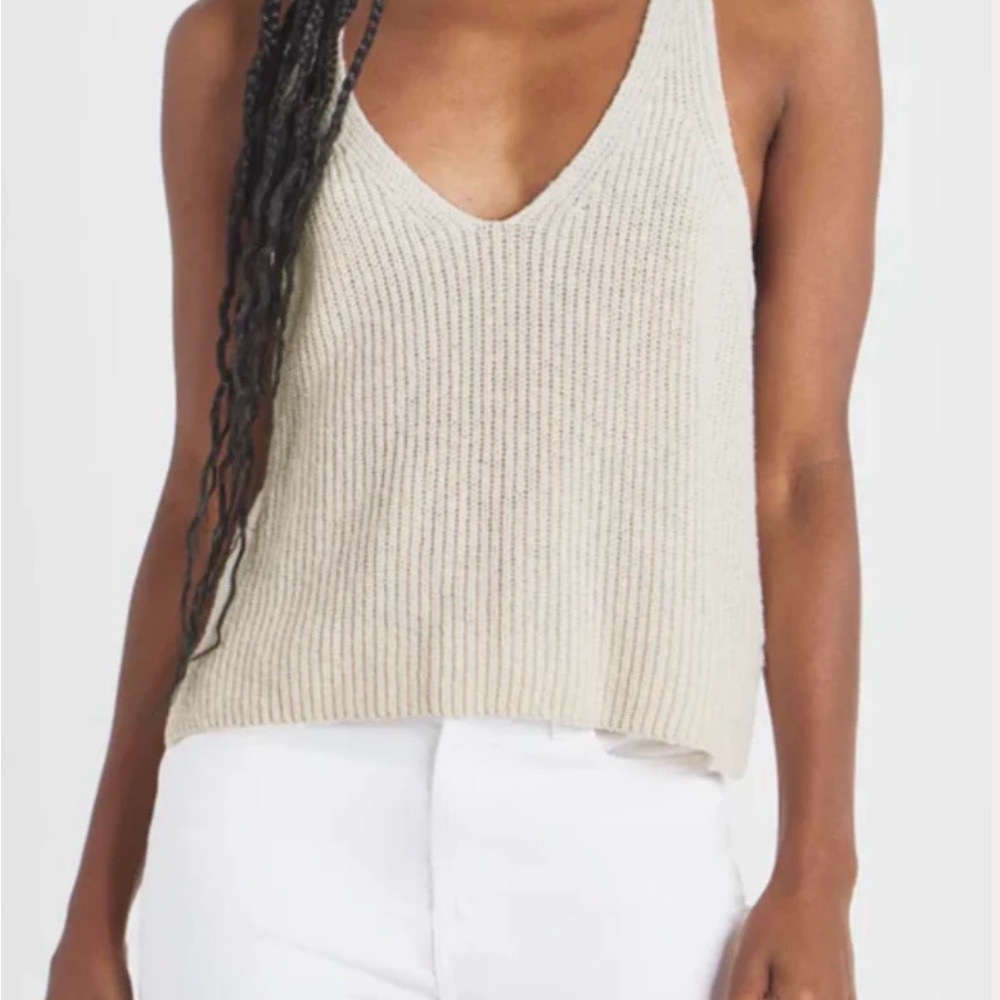Splendid Deirdre Sweater Tank - Natural